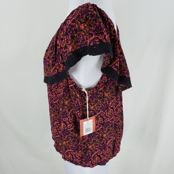 Mossimo Blouse Top On/Off Shoulder - Picture 8 of 8